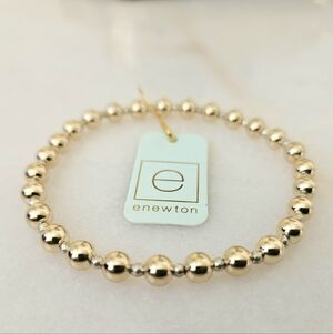 💘Enewton Bright Silver Hematite Grateful 5mm bead bracelet 💘